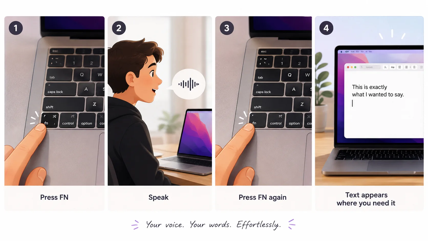 How uho Dictation works
